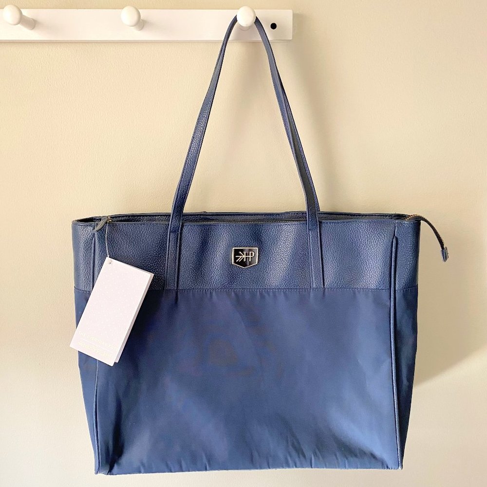 Freshly Picked Navy Blue Tote Diaper Bag - Picture 2 of 10